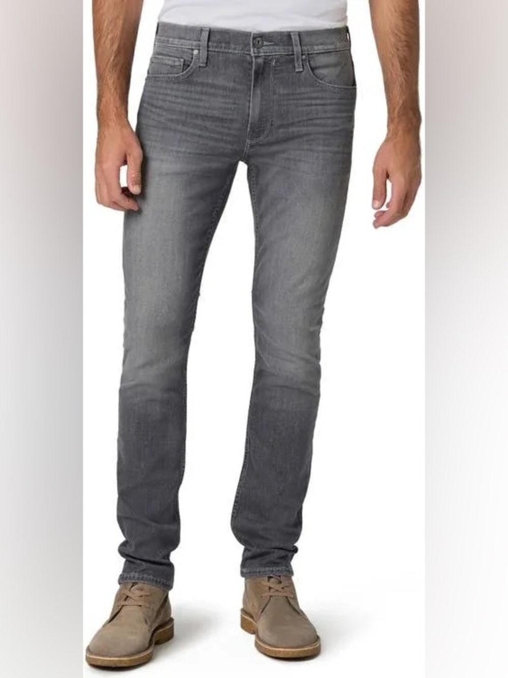 PAIGE Lennox Jeans Gray Slim Fit Tapered Denim Men’s Size 28
